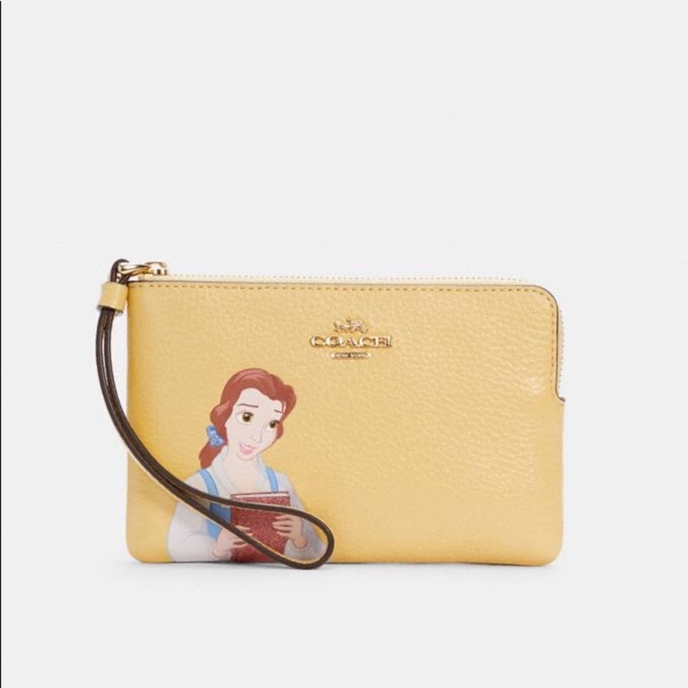 Disney X Coach Beauty And The Beast Wristlet